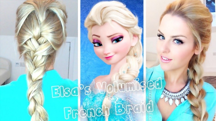 Franse vlecht zoals Elsa in frozen